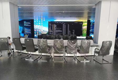 山东聊城高新区城市大脑展示操作中心