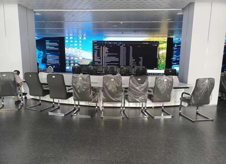 山东聊城高新区城市大脑展示操作中心
